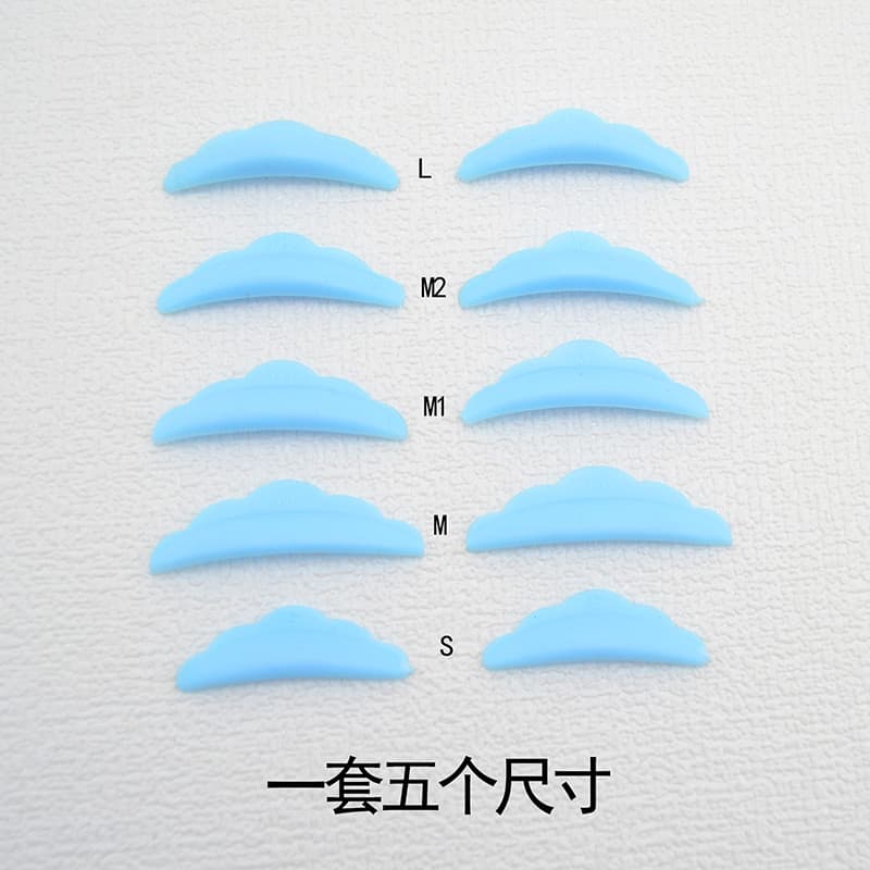 Cílios Perm dedicado girassol borda adesivo junta de Silicone queratina cílios Curling girassol almofada ajuda em forma