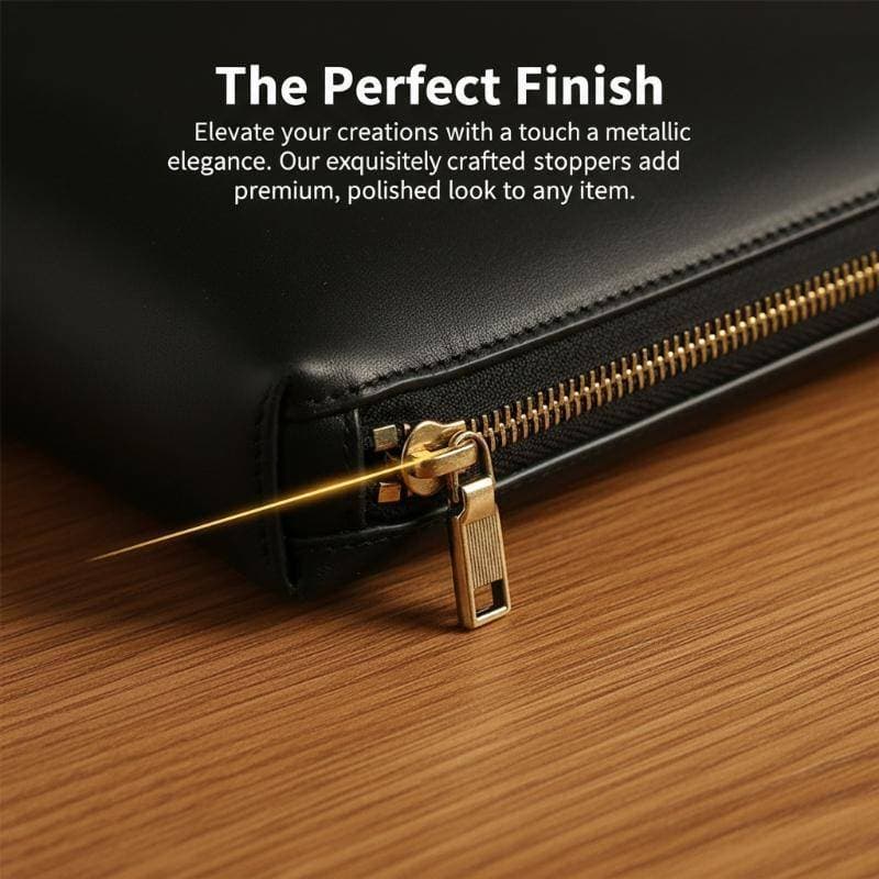 haostone 10 Peças Kit De Rolha De Zíper De Metal Clipe Traseiro Com Parafuso Conjunto De Reparo Para Bolsa DIY Costura C