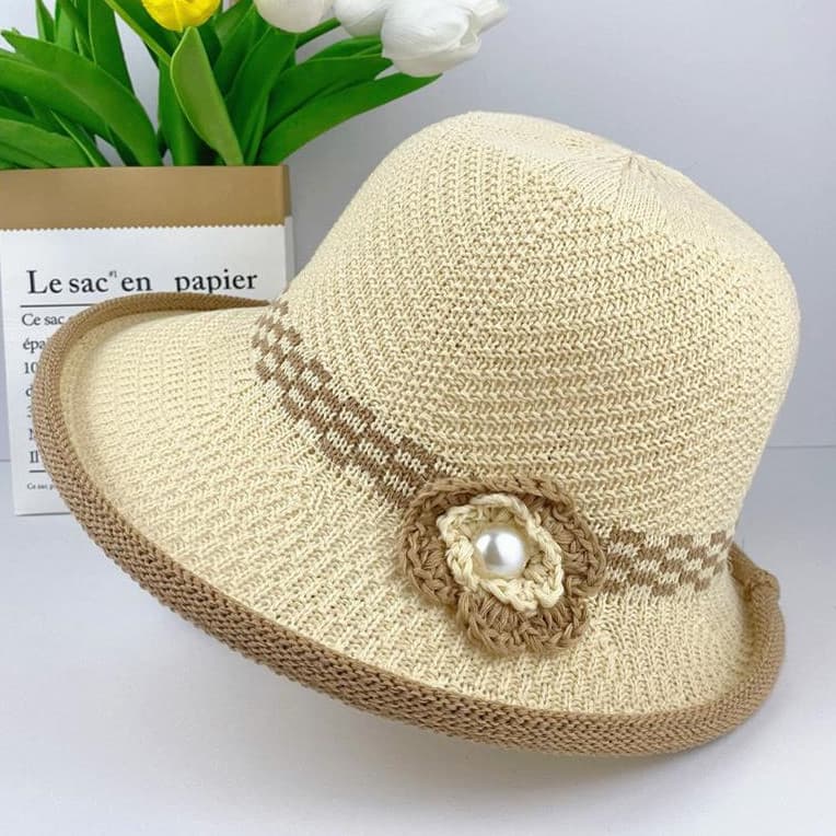 Verão novo estilo moda All-Match chapéu de sol feminino respirável tecido chapéu de sol lazer viagem Anti-ultravioleta c