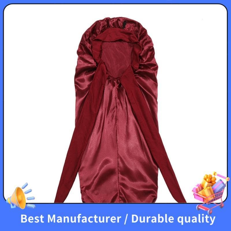 Gorro Feminino Chapéu De Dormir Cauda Longa Trança Cabelo Noite Touca Cabeça Toucas De Banho Para Sauna Fácil De Usar Vi