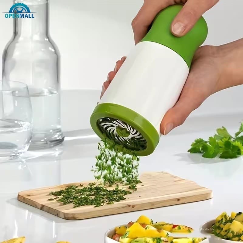 Utensílio de cozinha novo estilo coentro chopper vegetal chopper ervas branco verde moedor
