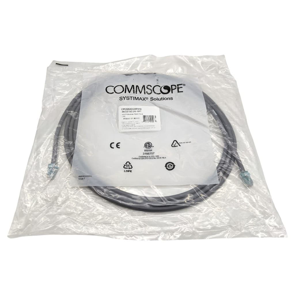 Cordão Óptico de Fibra OM3 N COMMSCOPE CPCSSX2-03F010 N