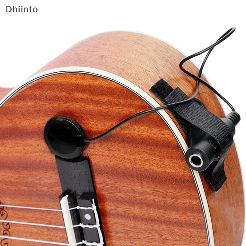[Dhiint] Contato 6.35 Microfone Piezo Captador Para Guitarra Acústica Violoncelo Banjo Ukulele Alaúde Bandolim Violino E