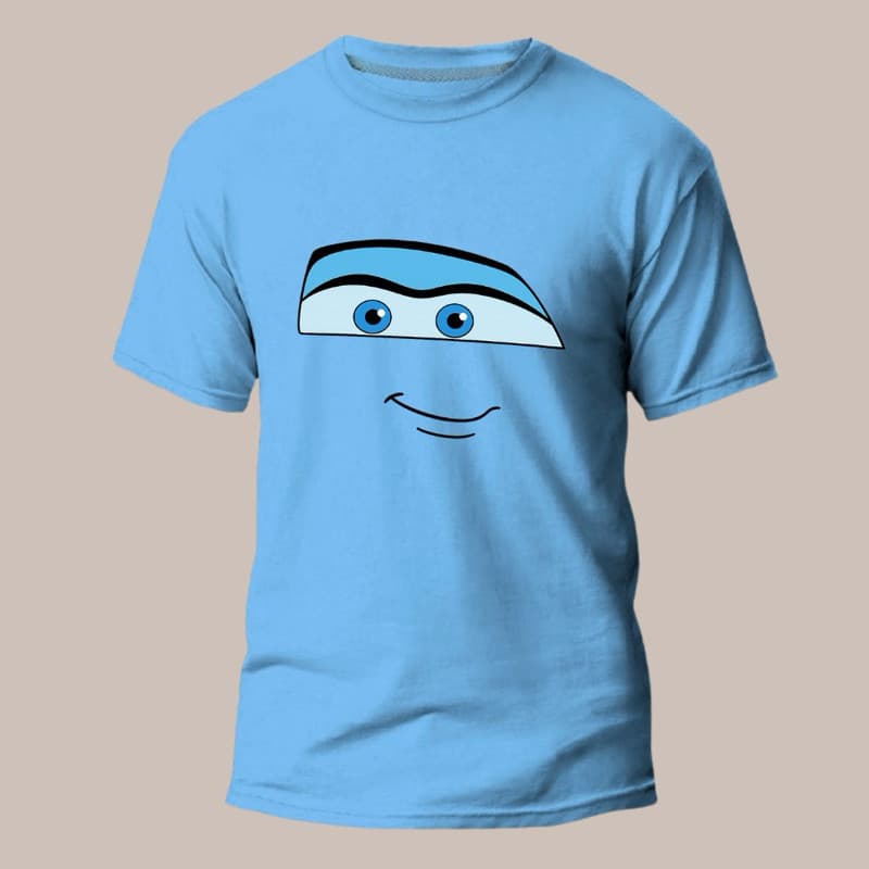 Camiseta Sally ou Relâmpago Mcqueen ou Mate - Unissex Algodão