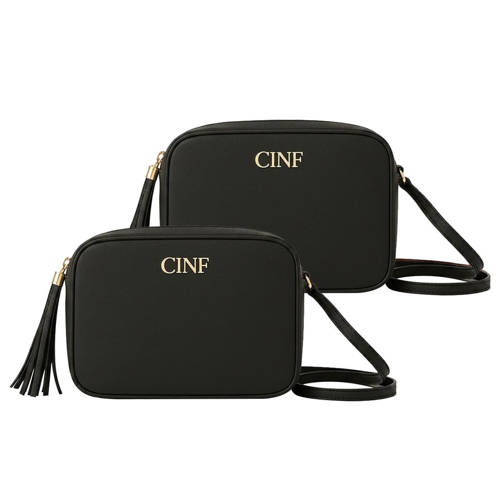 Bolsa Feminina Transversal Kit 2 peças Alça Ajustável