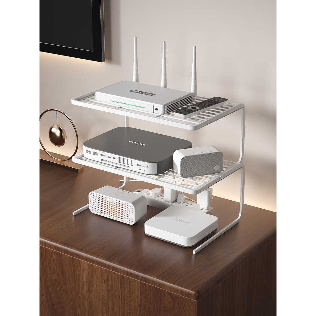 Máquina óptica para gatos, roteador, caixa superior, Rack de armazenamento, sala de estar, armário de TV sob feio, sem f