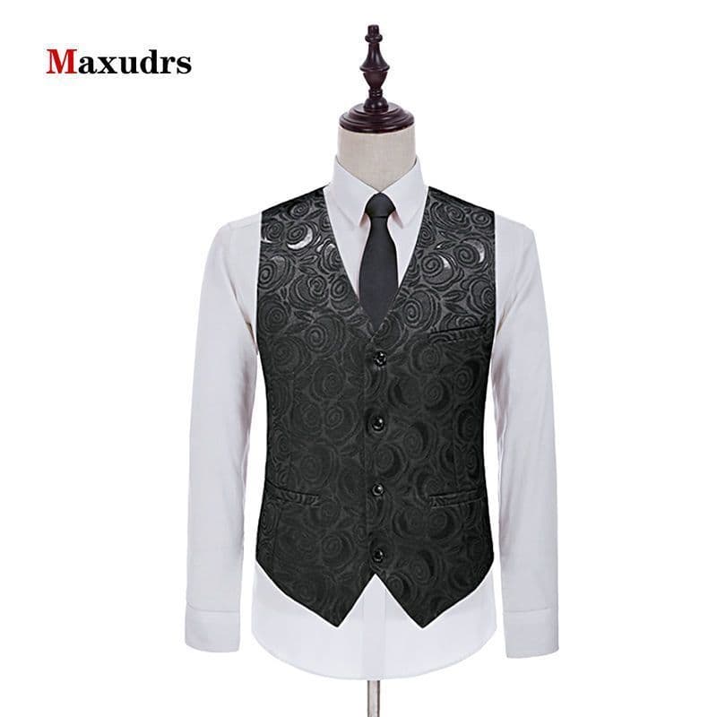 Colete masculino exterior wear All-Match colete de negócios Casual Formal wear colete tamanho grande padrinhos colete ma