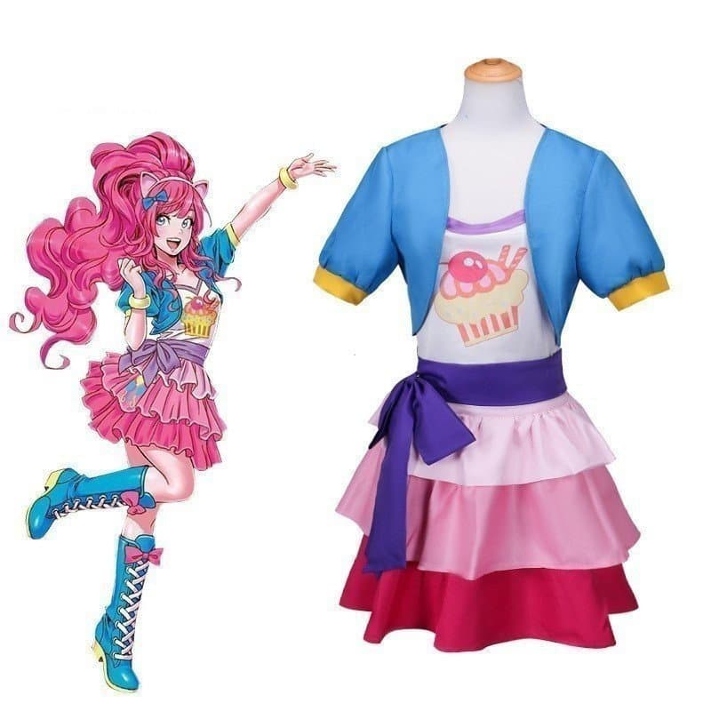 Vestido de Cosplay de Princesa de Fantasia Anime My Little Pony SBYQ UZPZ R1EQ OWL6 6UMG DEJ9 L8ZU FC17