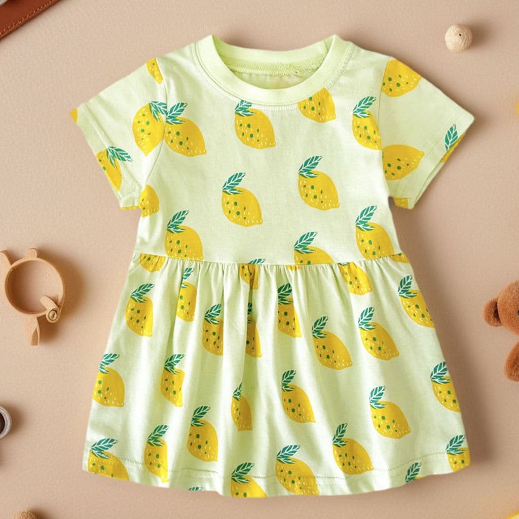 Crianças roupas de algodão puro meninas bebê saias infantis estilo ocidental impresso meninas vestido verão ins roupas i