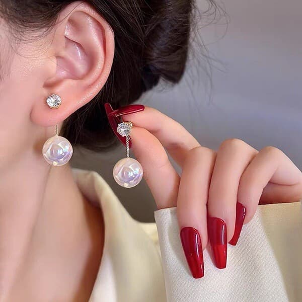 | kit brinco aço inoxidável | 【cartelas de brincos feminino】 ❤Tik Tok pequeno livro vermelho venda quente sereia Ji amor