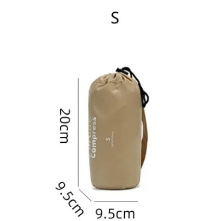 Bolso com cordão tamanho S leve para baixo jaqueta armazenamento Bolsa armazenamento pequeno Bolsa