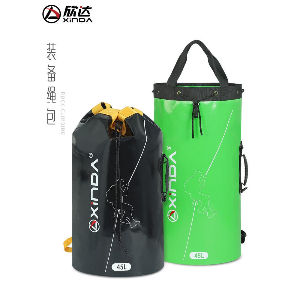 Xinda saco de corda ao ar livre Caikong resgate aventura equipamento saco escalada riacho drenagem mochila corda saco de