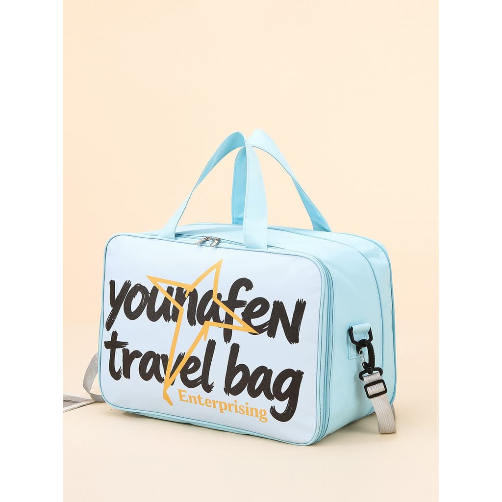 Bolsa de viagem mensageiro portátil leve, grande capacidade, pode cobrir o carrinho, bolsa adicional expansível, bolsa d