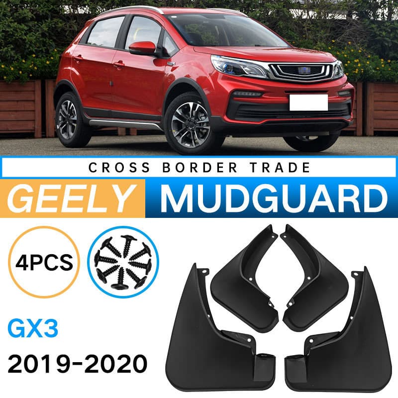 Adequado para Geely GX3 2019-2020 pneu de carro paralama modificação de borracha macia