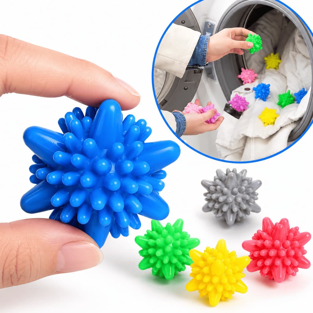 Kit 36 Esferas Bolinhas Mágicas Bola De Lavanderia Para Máquina De Lavar Roupas Pegador De Fiapos Pet Pronta Entrega