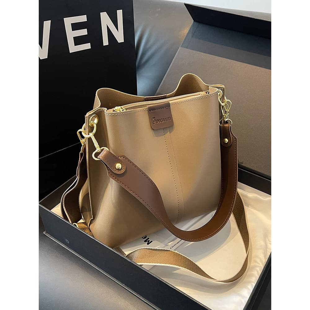 Bolsa bolsa transversal feminino Estilo ocidental All-Match ins versão coreana saco grande de um ombro mais vendido
