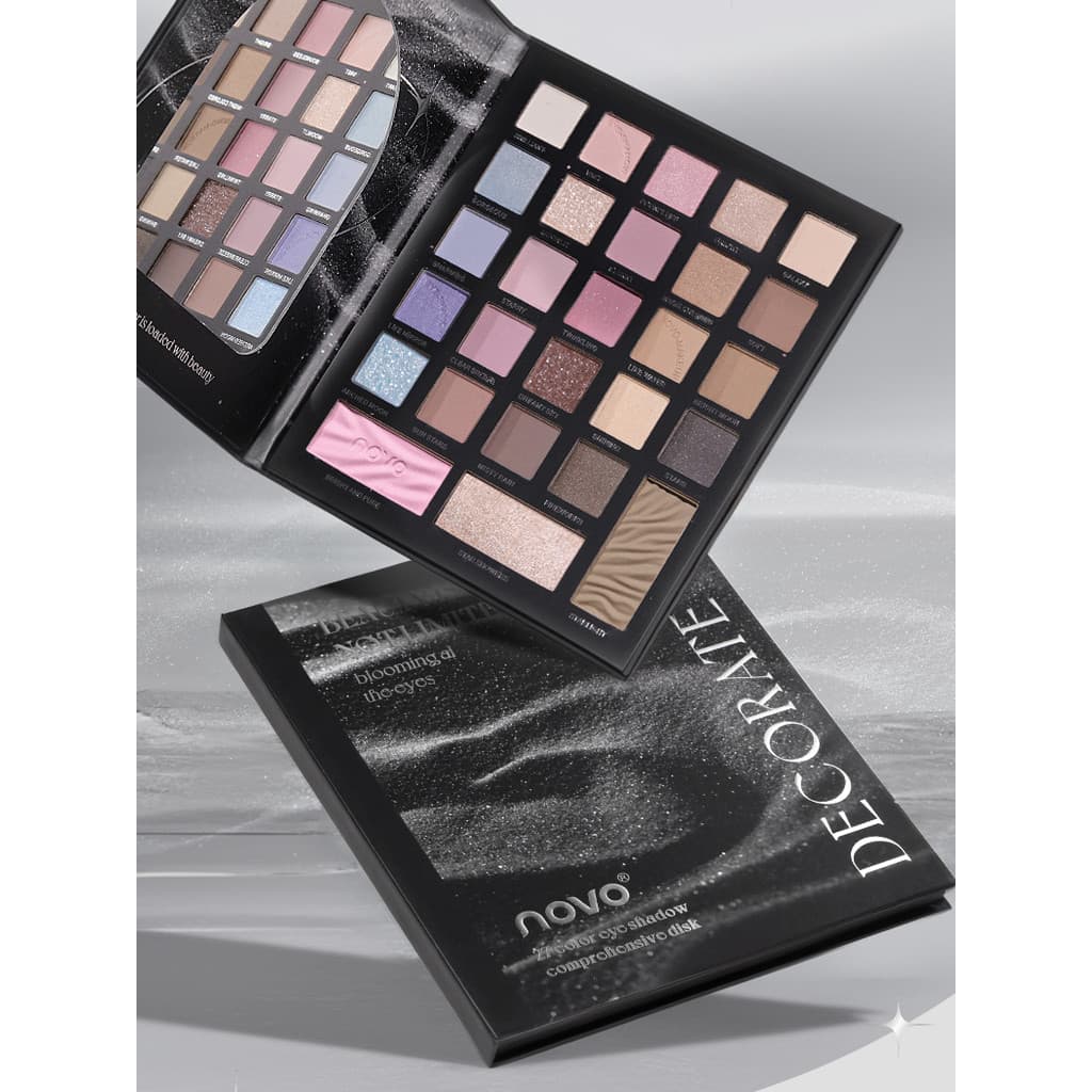 NOVO paleta de sombras série multicolorida luz diária maquiagem terra cor esfumaçado maquiagem mostrar palco maquiagem d