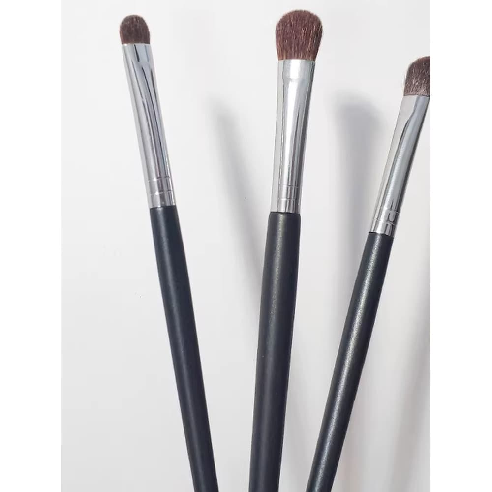Conjunto de pincéis para sombra de olho, maquiagem para os olhos, detalhes de manchas, bicho-da-seda, maquiagem para os