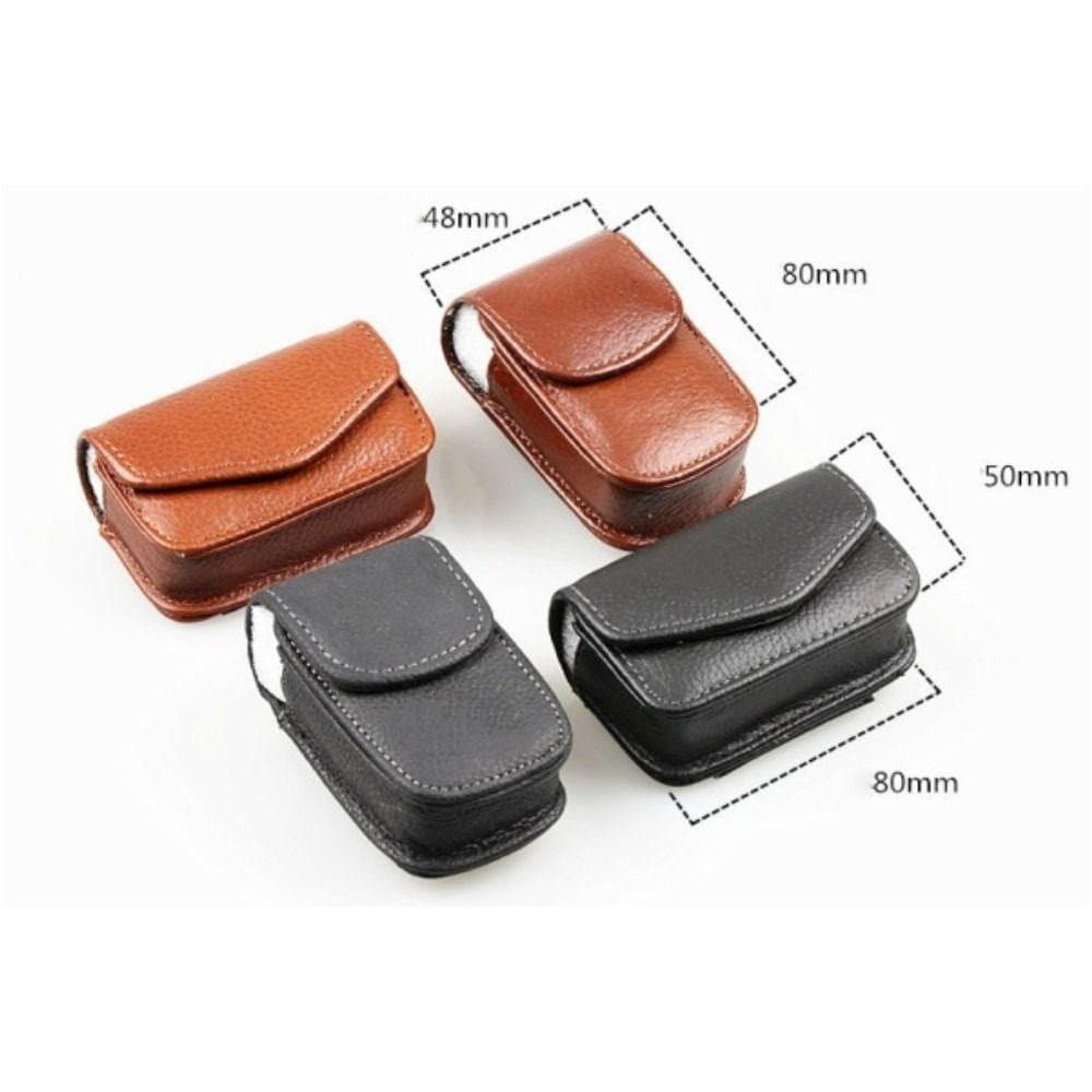 MIOSHOP Estojo De Óculos Para Homens Cinto De Couro