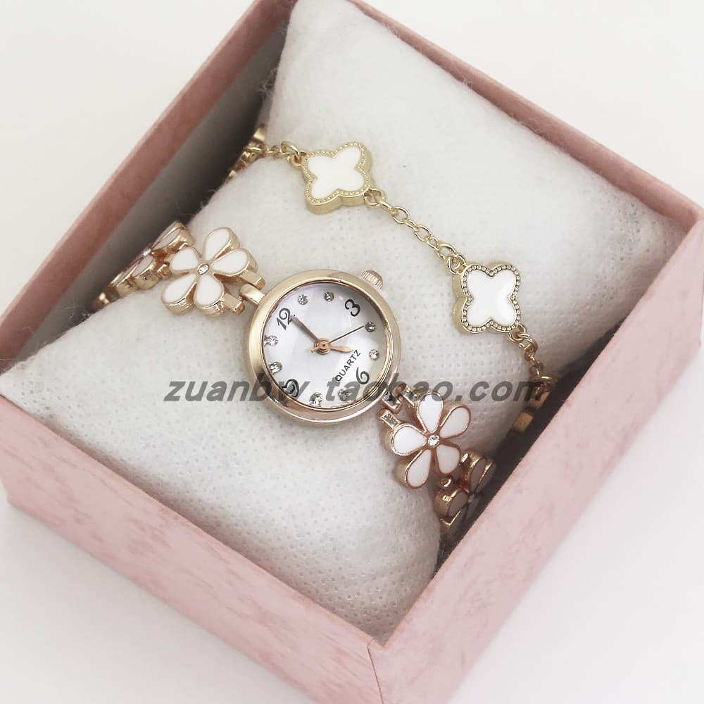 Relógio feminino relógio de moda pulseira conjunto feminino High-End relógio de quartzo feminino pequeno relógio de puls