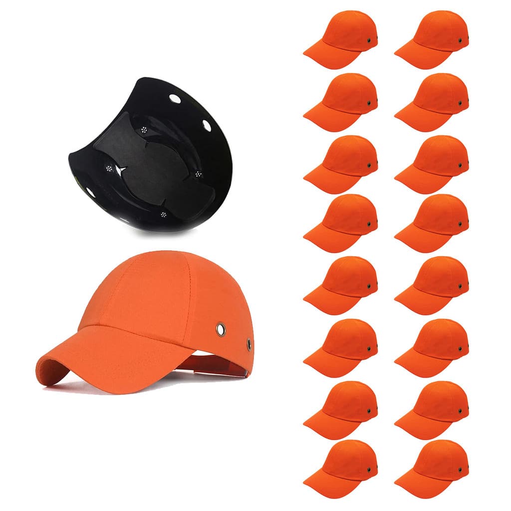 Bone com Capacete Seguranca EPI Kit 16 Uni Obra Construcao Trabalho Reparo Conserto Oficina Casquete Protecao Eficiente