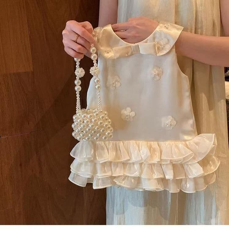 Meninas primavera verão vestido menina bebê moda princesa bolo vestido de um ano de idade vestido