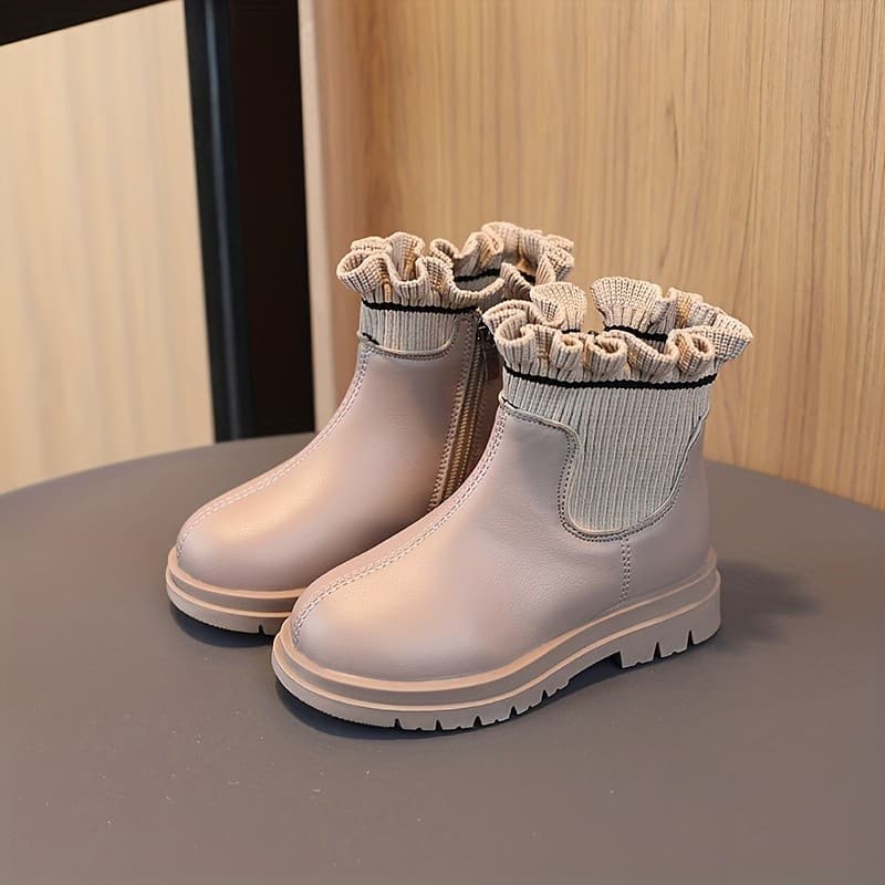 Botas Femininas – Curtas Infantis , Para Crianças Médias E Mais Velhas , Confortáveis Quentes