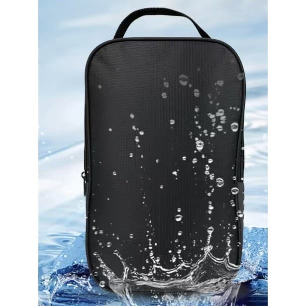 Bolsa de sapato leve e luxuosa, bolsa portátil para viagem, à prova d'água, tamanho grande, calçados esportivos, bolsa d