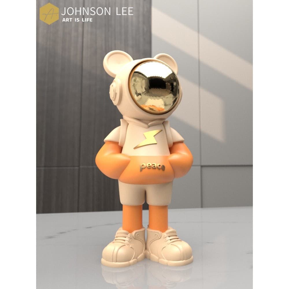 Astronauta decoração de mesa casa sala estar escritório armário vinho decoração suave abertura presente astronauta