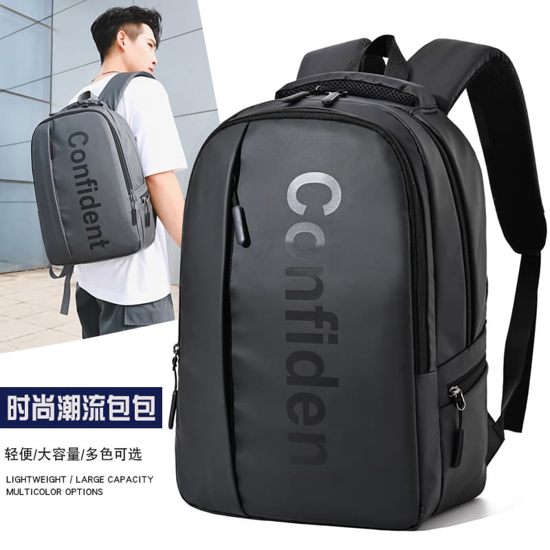 Novo estilo mochila de grande capacidade Casual mochila masculina na moda júnior estudante do ensino médio mochila versã