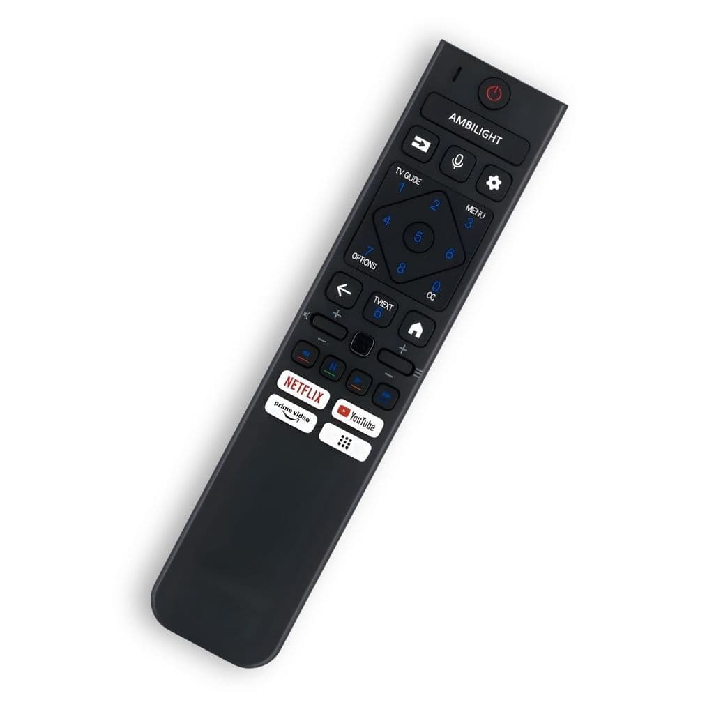 Controle Remoto Para Smart Tv Philips Ambilight 4k 50PUG7019 Substiui Original com teclas de atalho -  Novo