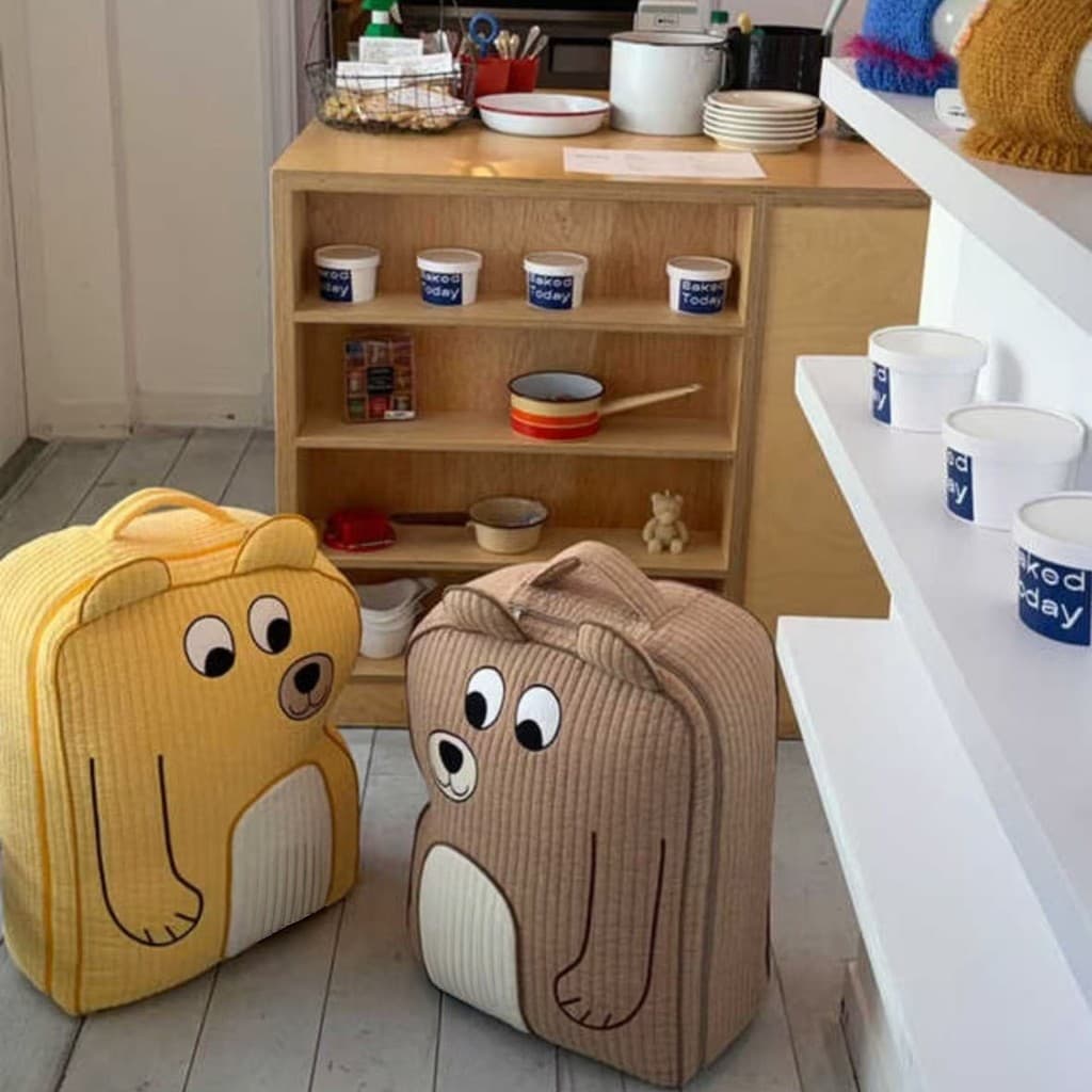 Animal dos desenhos animados colcha Anti-poeira saco de armazenamento de viagem grande capacidade saco de mamãe saco de