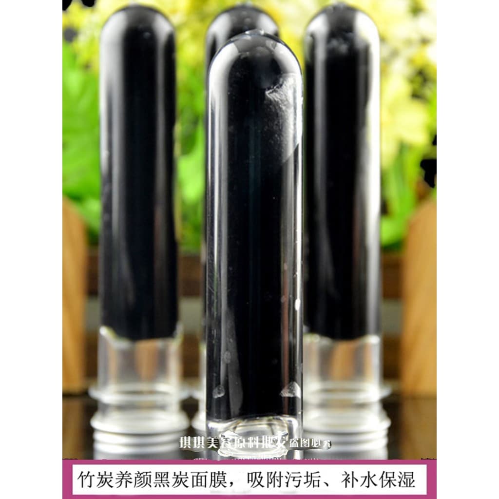 Máscara de remoção Anti-Acne para reparo de beleza preta, carvão de bambu, purificação, tubo de ensaio de limpeza, remen