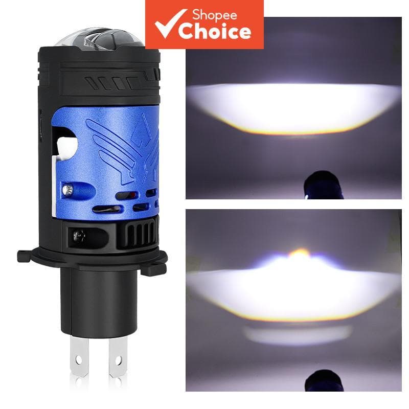 Super Brilhante 35000LM H4 LED Lente De Projetor Canbus De Alta Potência Para Motocicleta De Carro