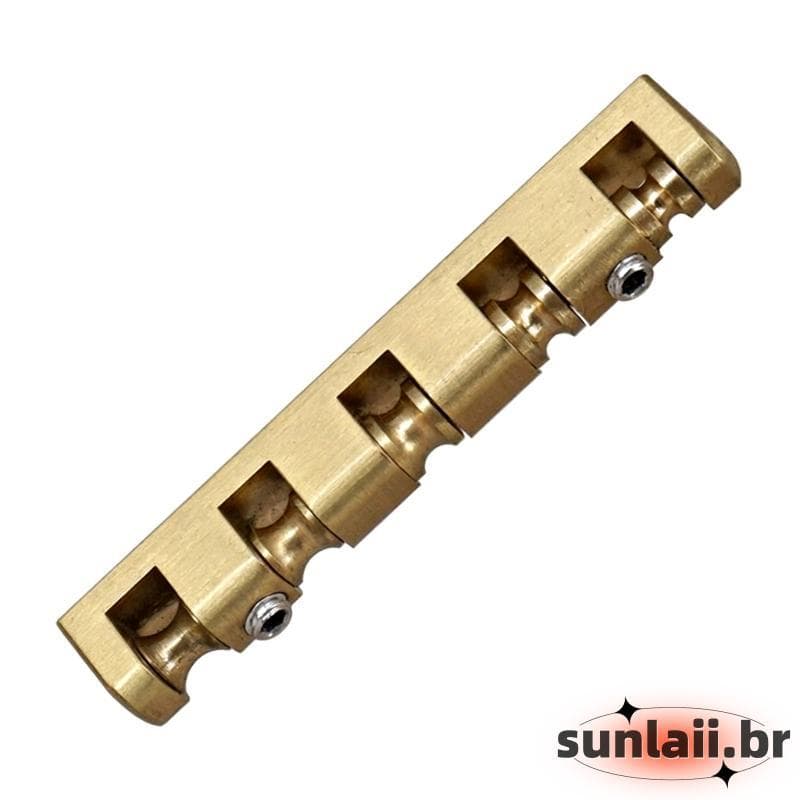 Rolo Porca Baixo Latão SUNLAII Para Guitarra Elétrica 5 Cordas Melhora O Ajuste 45x5 8x7mm