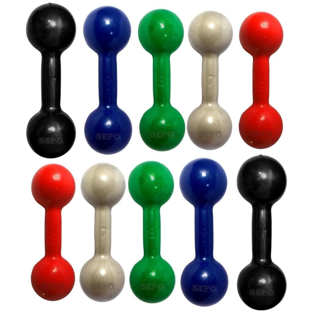 Kit Halteres Redondo Emborrachados Par De 128kg em halter