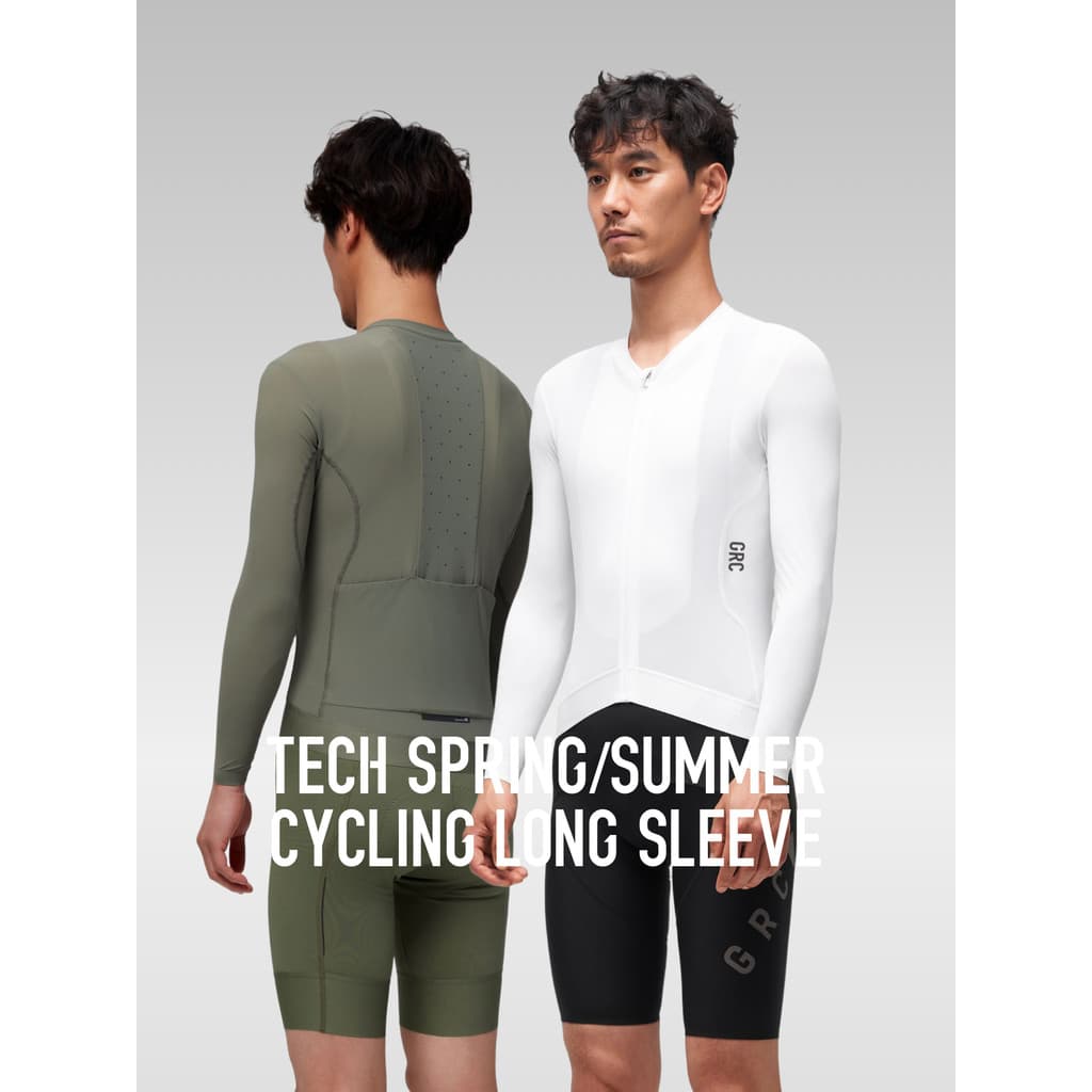 GRC primavera verão novo estilo TECH protetor solar de manga comprida topo Mountain bike bicicleta de estrada camisa de
