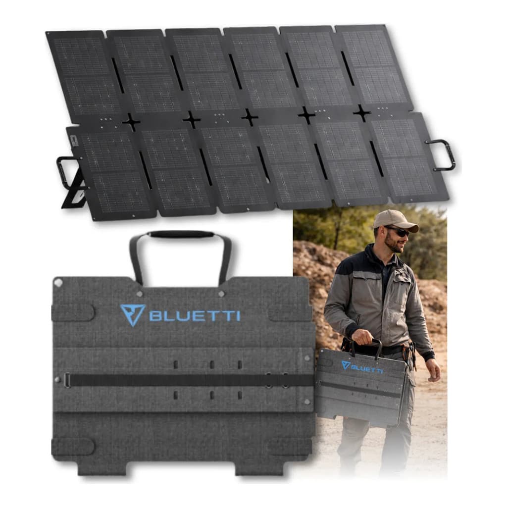 Painel Solar Portátil Bluetti Sora 220W Dobrável Alta Eficiência Para Estação de Energia Original Lançamento