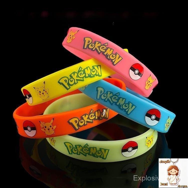 24 Peças De Acessórios Luminosos De Pulseira Pokémon Para Festa De Aniversário De Meninos E Meninas ZQIY
