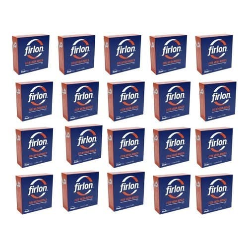 Kit 20 Fita Veda Rosca 18mm X 50 Metros Firlon Branco