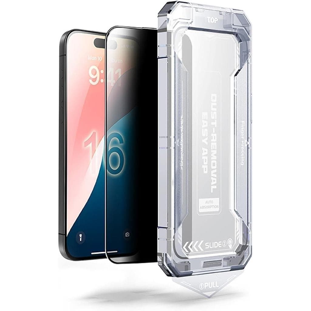 SmoothShield 2-Pack – Protetor de tela de vidro temperado com proteção de privacidade, resistência a arranhões e resistê
