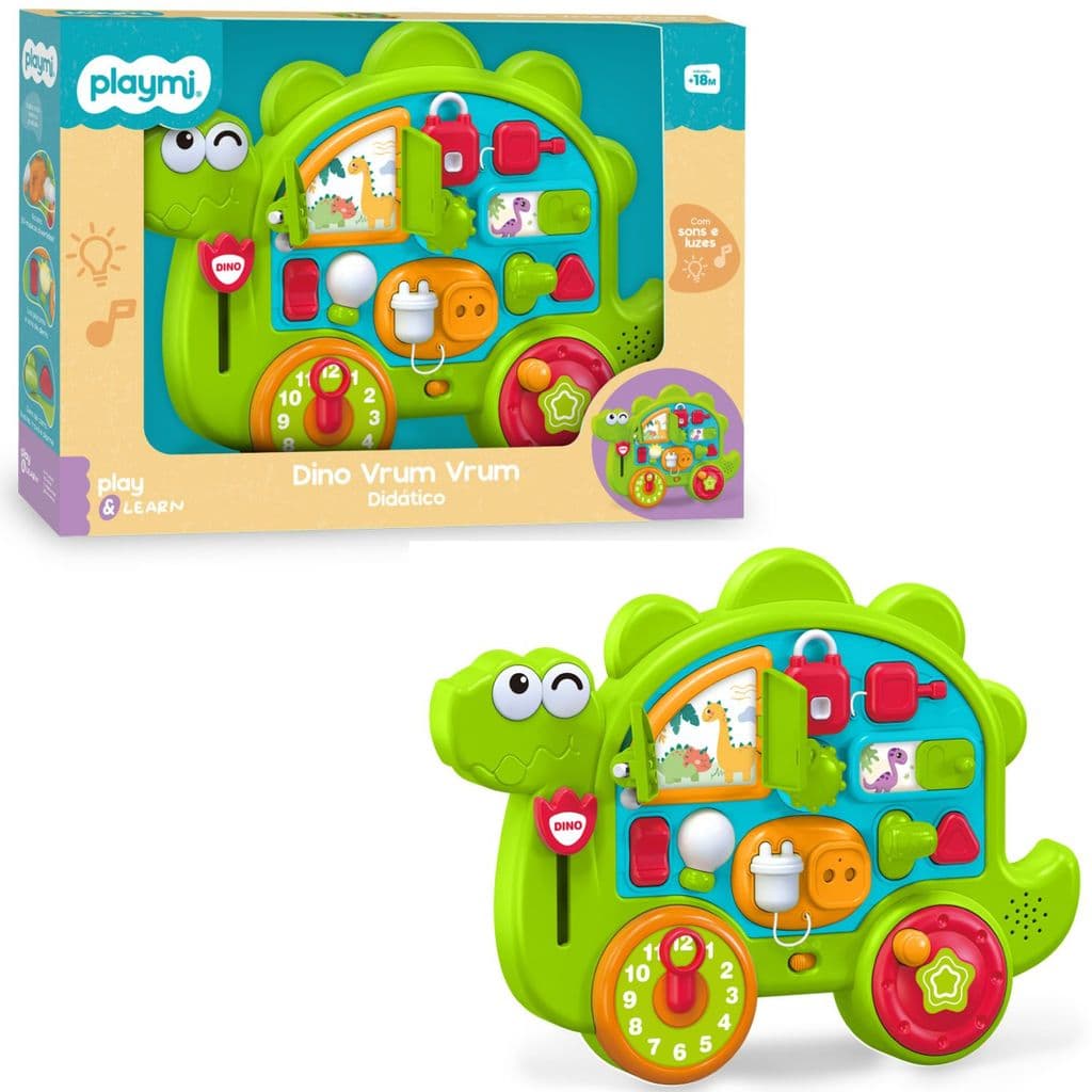 Dino Vrum Vrum Didático 7195 Cardoso Toys