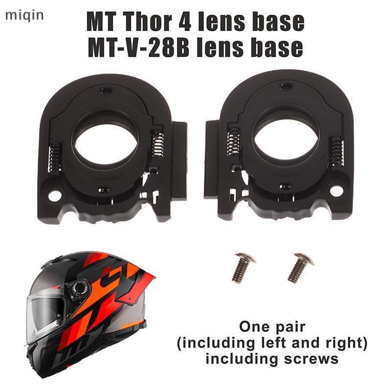 1 Par De Base De Proteção Para Viseira De Capacete , Profissional , Fácil De Instalar , Substituição Com Parafusos Mt Tr