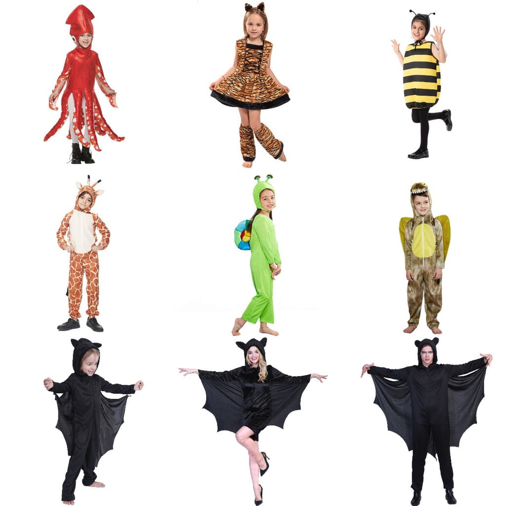 Santo Festival crianças vários estilos beijo Campus trajes de festa Animal dos desenhos animados foto trajes Role play