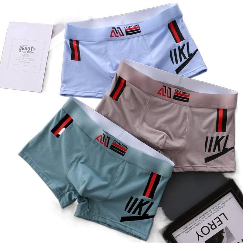Cuecas Boxer Masculinas De Algodão Para Homens Shorts De Moda Masculina XJN
