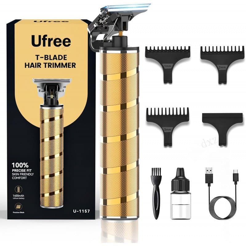 UfreeBeardTrimmer&HairTrimmerforMenProfessional, Barbeadores Elétricos para Homens, Cortadores de Precisão com Lâmina em
