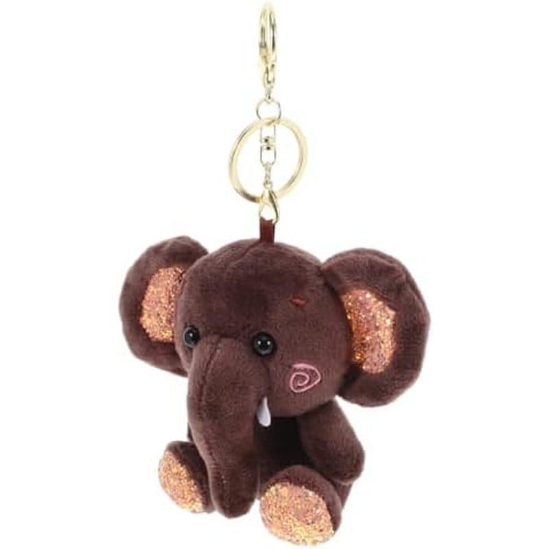 OSALADI Chaveiro De Elefante Macio Pelúcia Animal Fofo Bolsa Charme Mochila Pingente Chaveiros Para Chave De Carro