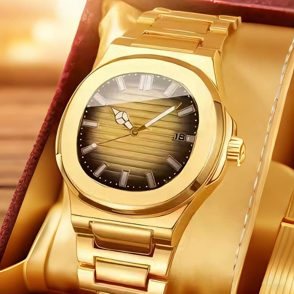 Relógio de quartzo, relógio clássico e elegante com calendário, relógio esportivo moderno com pulseira de aço em várias