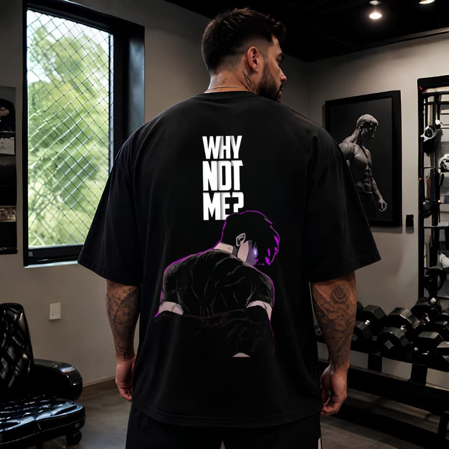 Camisa Estampada Masculina Treino Academia Camisa Streetwear Oversized Estilosa Confortavel Para Dia a Dia