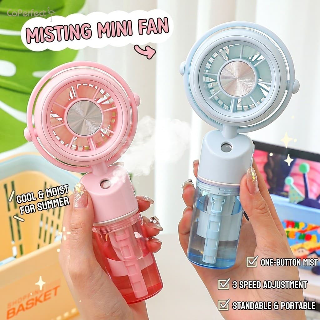 Ventilador Portátil De Sprays Portáteis De Carregamento USB-Mini De Mesa Hidratante Para Exterior